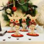 Personalised Christmas Table Place Setting Reindeer, thumbnail 5 of 5