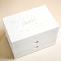Personalised Celestial White Jewellery Box, thumbnail 4 of 9
