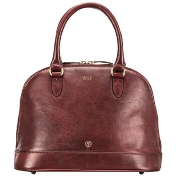 Personalised Ladies Genuine Leather Handbag 'Rosa', 5 of 12