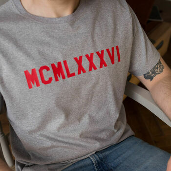 roman numerals t shirt