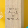 Get Awesome Quote Wine Box Gift For Best Friend, thumbnail 1 of 6