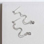 Sterling Silver Box Chain Studs, thumbnail 6 of 7