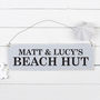 Personalised Beach Hut Wooden Sign, thumbnail 2 of 3