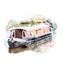 Canal Barge Personalised Portrait, thumbnail 4 of 7