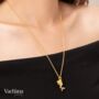 Khen Khrok Khen Phu Khao Gold Vermeil, Sterling Silver Necklace, thumbnail 5 of 12