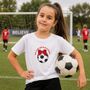 Kid's 'Just A Girl Who Loves Football' T Shirt, thumbnail 2 of 2