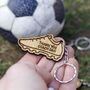 Personalised Football Coach Gift Present Keyring, thumbnail 4 of 7