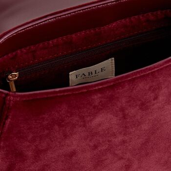 Fable Fox And Mushroom Embroidered Saddle Bag, 6 of 7