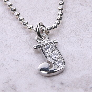 Sterling Silver Initial Necklace H J K N P Q S X, 2 of 5