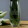 Personalised Message Glass Bullet Vase, thumbnail 1 of 4