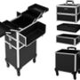 Three In One Makeup Case Beauty Trolley, thumbnail 3 of 8