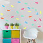 Colourful Sprinkle Confetti Wall Stickers, thumbnail 1 of 3