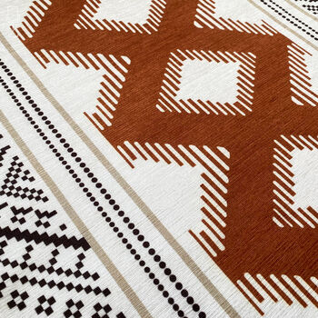 Aztec Cushion Cover With Geometric Brown Lines, 2 of 7