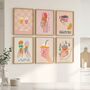Set Of Six Food And Drink Themed Art Prints Bundle, thumbnail 2 of 8