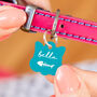 Personalised Cat Face Paw Print Cat ID Tag, thumbnail 3 of 12