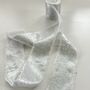 Chiffon Wedding Ribbon With Frayed Edge Silver 5m Roll, thumbnail 3 of 6