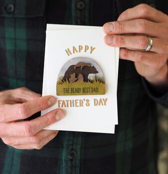 Personalised Family Father's Day Magnet Card, 4 of 7