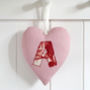 Personalised Embroidered Name Heart Gift, thumbnail 7 of 12