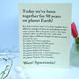 Personalised Anniversary Planets Card, thumbnail 1 of 3
