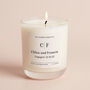 Personalised Monogram Engagement Soy Wax Candle, thumbnail 5 of 5