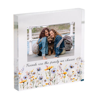 Gift For Friend Personalised Acrylic Photo Plaque, 2 of 2