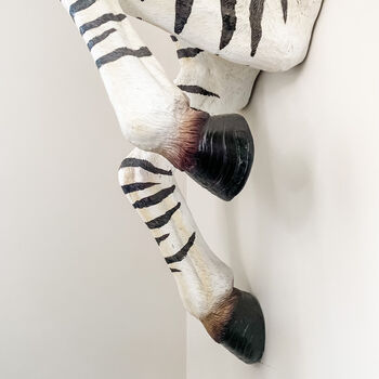 Running Zebra 'Zebedee' Wall Hanging, 5 of 5