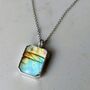 'The Rectangle' Labradorite Sterling Silver Necklace, thumbnail 2 of 10