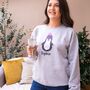 Personalised My Penguin Christmas Jumper, thumbnail 2 of 6
