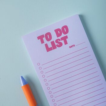 To Do List Pad | Lilac And Plum, 2 of 4