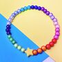 Rainbow Star Bead Bracelet, thumbnail 1 of 8