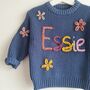 Personalised Baby And Children's Embroidered Knitted Jumper, thumbnail 10 of 11