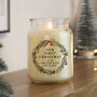 Personalised 1st Christmas In Our Home Candle Jar, thumbnail 1 of 2