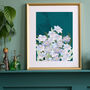 Narcissus Birth Flowers December Wall Art Print Gift, thumbnail 1 of 4