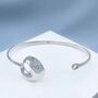 Personalised Silver Bangle With Free Engraving, thumbnail 3 of 6