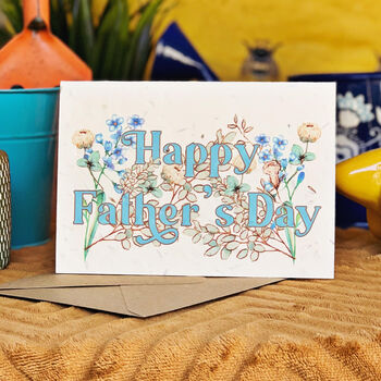 Plantable Father's Day Card, Botanical, 2 of 2