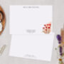 Poppy Personalised Address Note Cards A6 Notecard Set, thumbnail 2 of 6