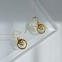 Enso Drop Earrings, thumbnail 1 of 4