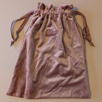 Personalised Velvet Gift Bag Laundry Bag, 6 of 8