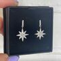 Sterling Silver Dangly North Star Earrings, thumbnail 8 of 12