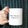 Valentine’s Day Romantic Quote Mug, thumbnail 5 of 8