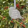 Personalised Robin Appears Memorial Christmas Bauble, thumbnail 2 of 7