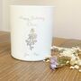 Birth Flower Gift Glow Through Candle June, thumbnail 1 of 2