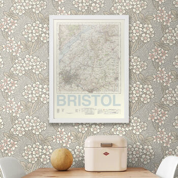 Personalised Bristol Map Print Bristol Gift, 6 of 9