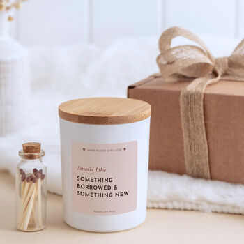 Something Borrowed Wedding Candle Gift, 4 of 6
