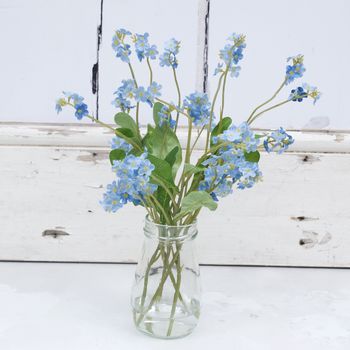 Faux Blue Forget Me Not Bouquet, 4 of 4