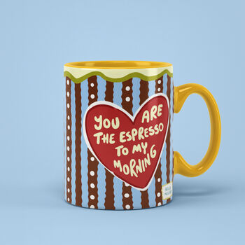 You Are My Espresso Valentine Mug Romantic Gift, 2 of 12