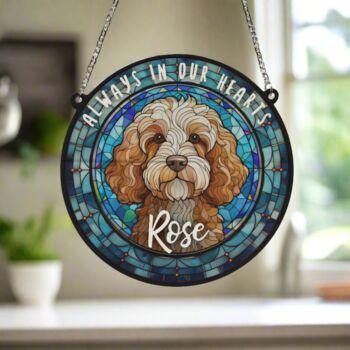 Cockapoo Memorial Suncatcher, 3 of 6