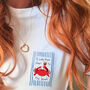 If Crabby Return To The Beach Embroidered T Shirt, thumbnail 1 of 6