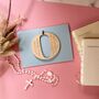 Personalised Initial Letter Holy Communion Day Card, thumbnail 2 of 7