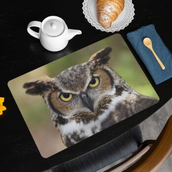 Placemats Featuring A Great Horned Owl, 2 of 2